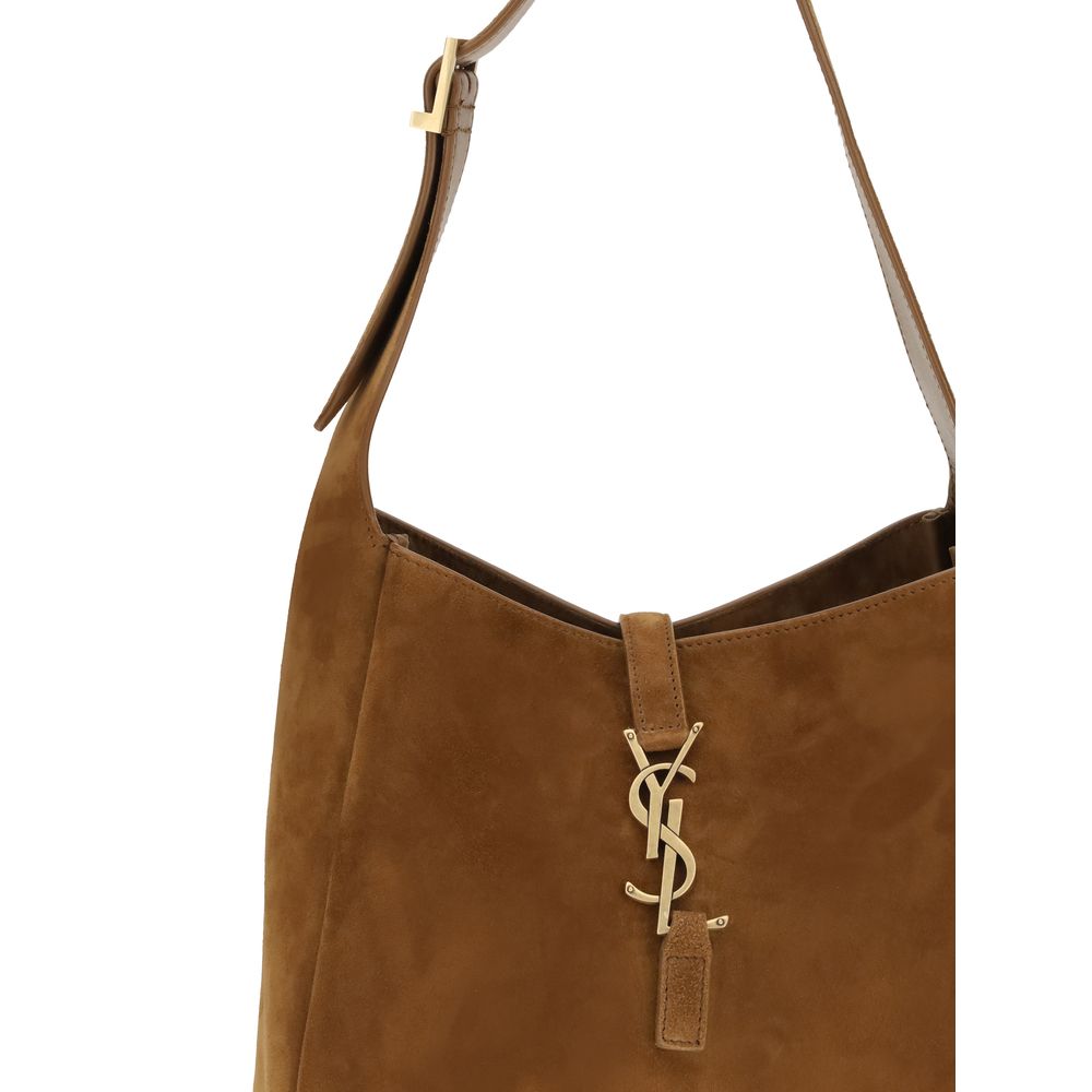 YSL Le 5 à 7 suede leather hobo shoulder bag