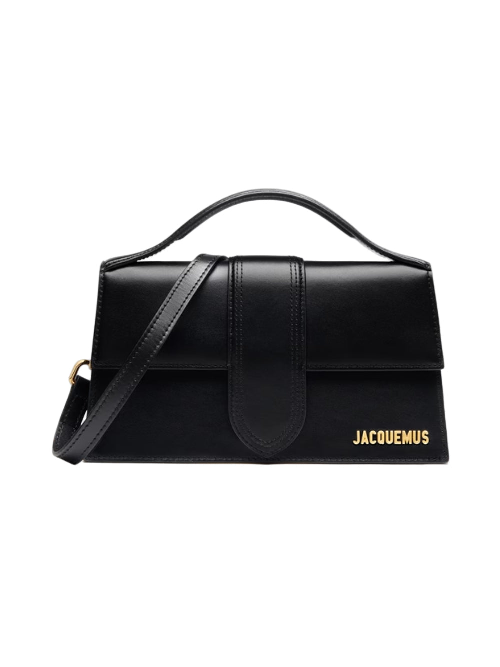 Jacquemus Le Grand Bambino Black Leather Bag