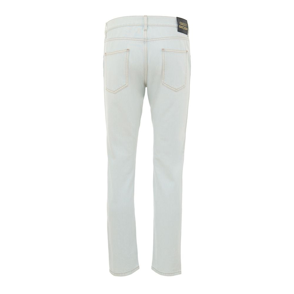 Gucci Light Wash Skinny Denim Jeans