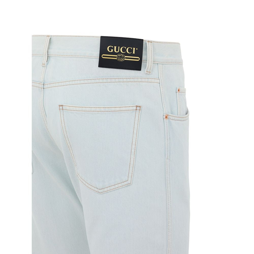 Gucci Light Wash Skinny Denim Jeans