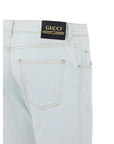 Gucci Light Wash Skinny Denim Jeans