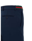 Gucci Deep Blue Suit Pants