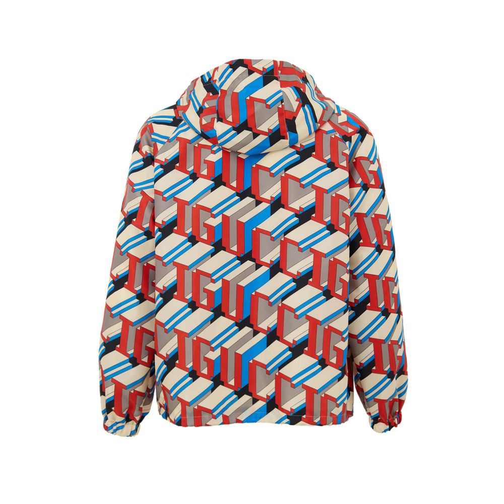 Gucci Logo Graphic Multicolor Hooded Jacket