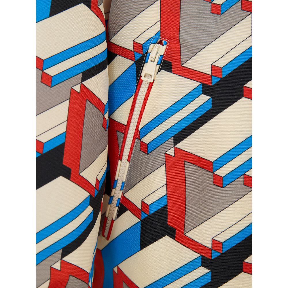 Gucci Logo Graphic Multicolor Hooded Jacket