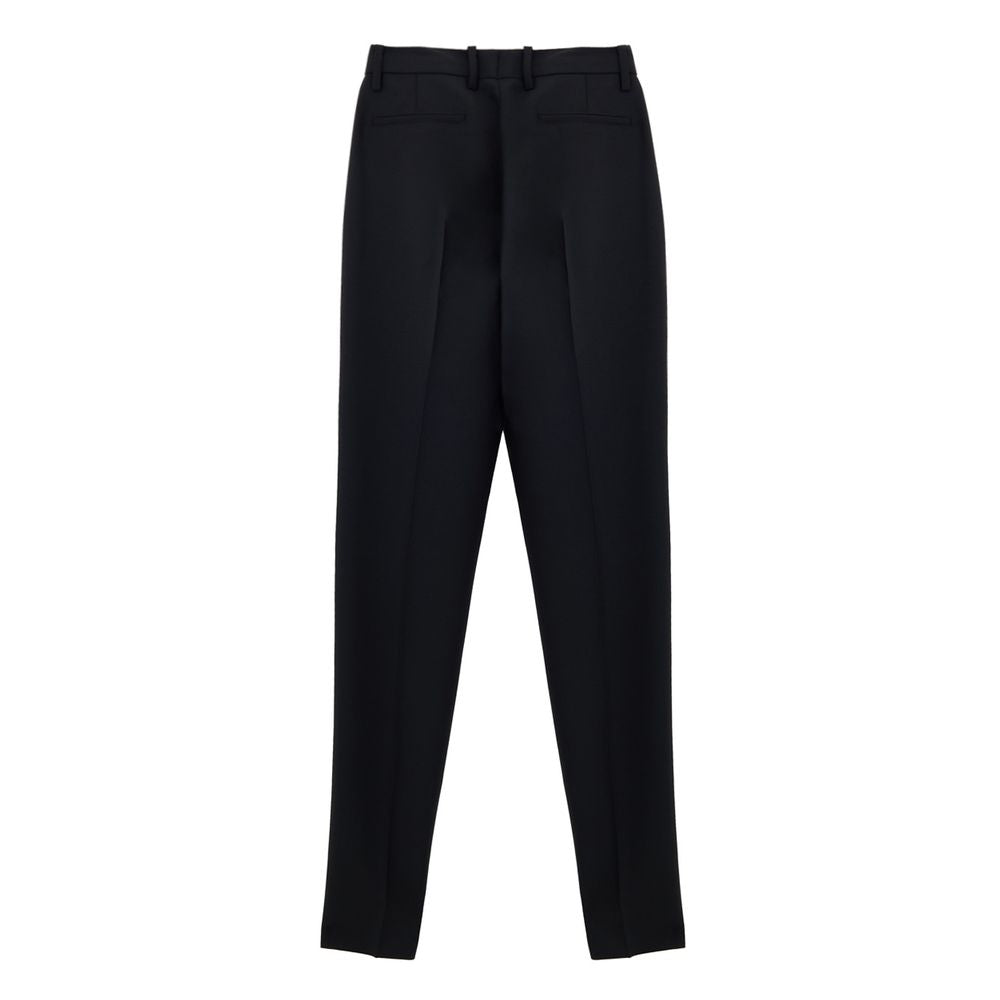 Gucci Mohair-Wool Black Slim Fit Pants