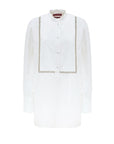 Gucci Embellished White Cotton Shirt