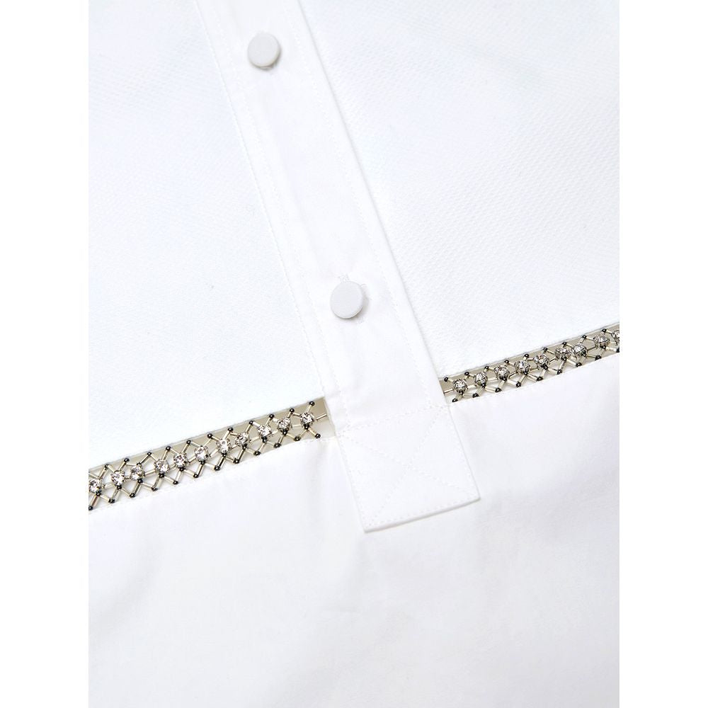 Gucci Embellished White Cotton Shirt