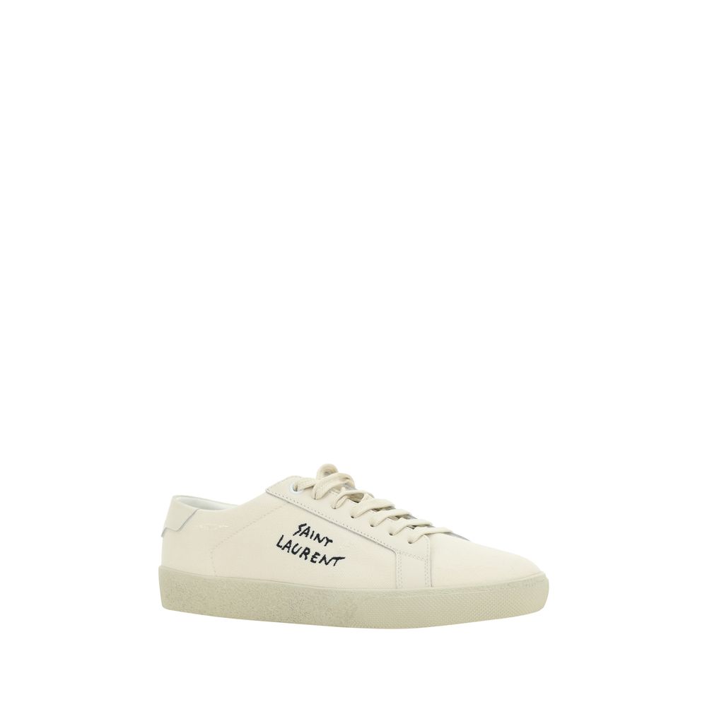 Saint Laurent Low Top Lace-Up Sneakers