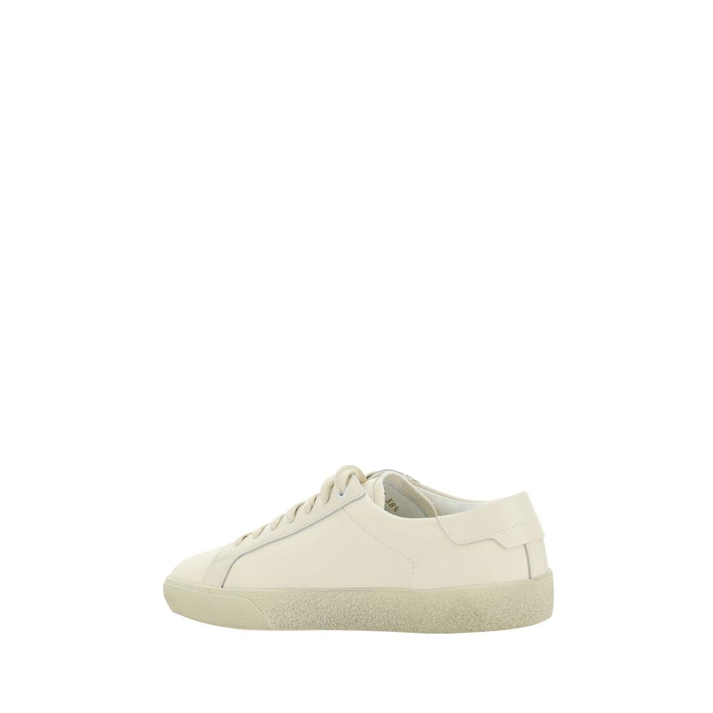 Saint Laurent Low Top Lace-Up Sneakers