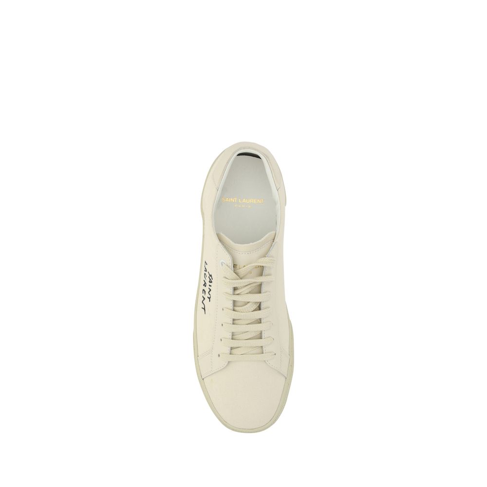 Saint Laurent Low Top Lace-Up Sneakers
