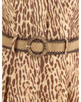 Zimmermann Leopard Halter Neck Mini Dress
