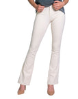 Only Minimalist Boot Cut White Denim Jeans