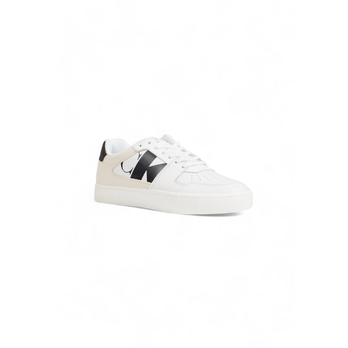 Calvin Klein Logo Genuine Suede Leather Sneakers