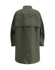 Givenchy Collarless Oversize Parka Jacket