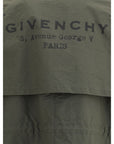 Givenchy Collarless Oversize Parka Jacket