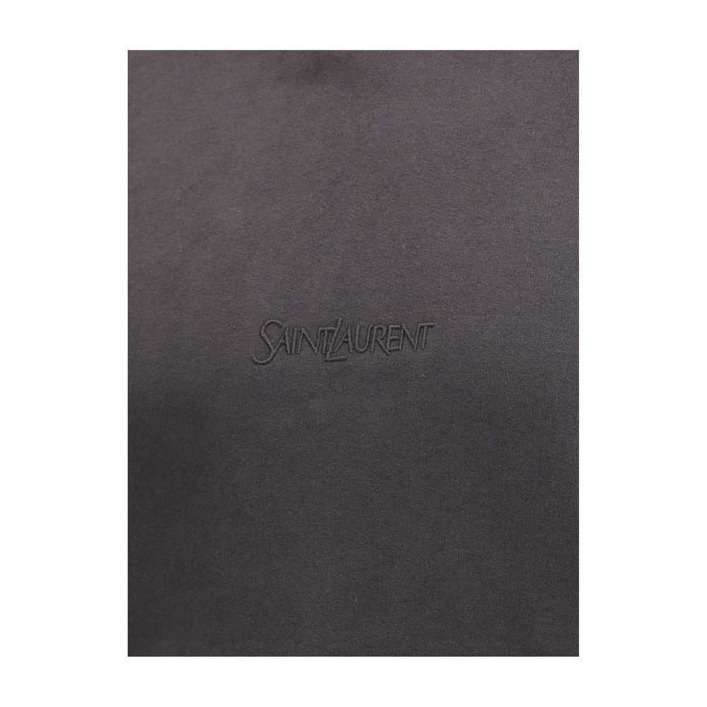 Saint Laurent Logo Black Hoodie