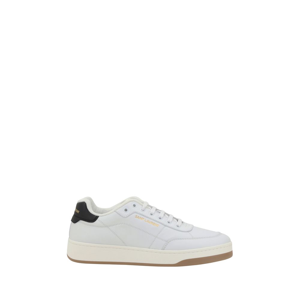 all leather low top lace up sneakers SL61