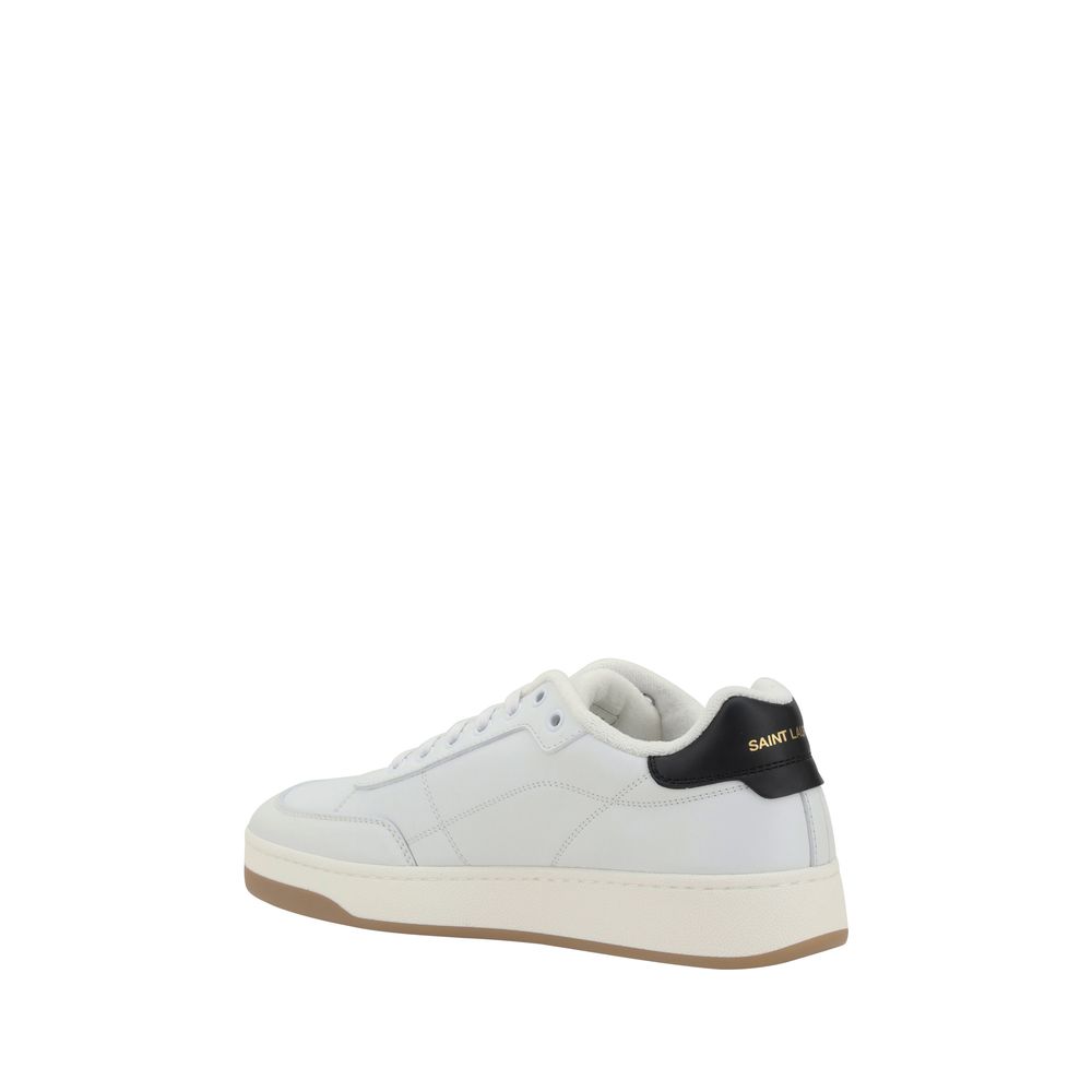 all leather low top lace up sneakers SL61