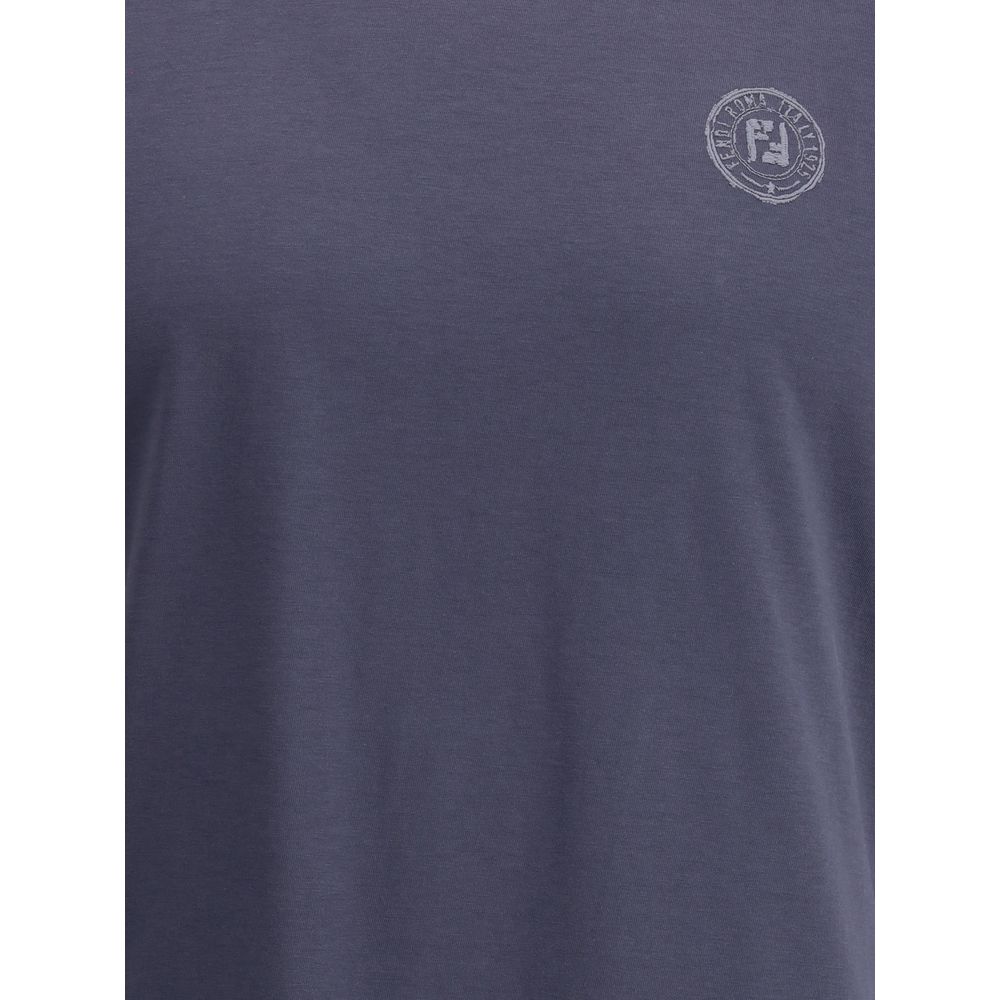 Fendi Logo Cotton T-Shirt