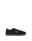 Prada Suede Leather Low Top Lace-Up Sneakers