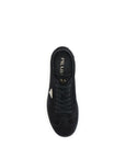 Prada Suede Leather Low Top Lace-Up Sneakers