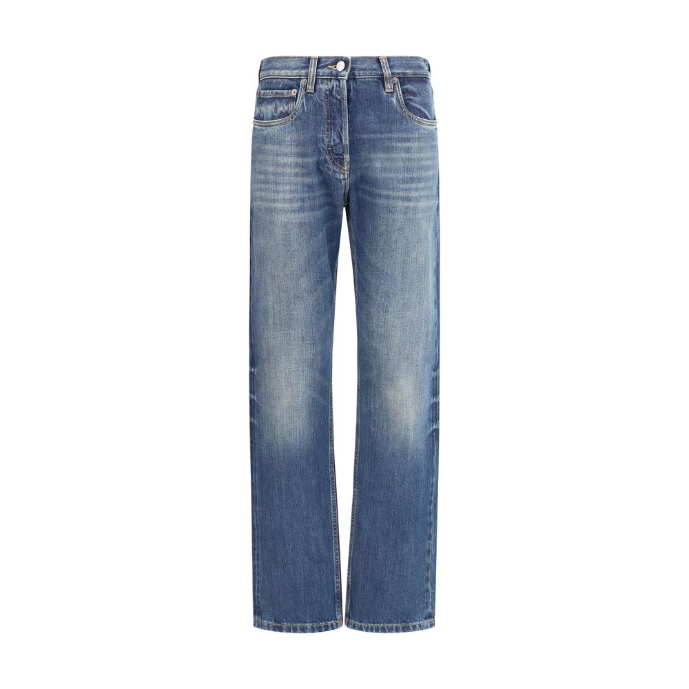 light wash regular-straight leg fit jeans