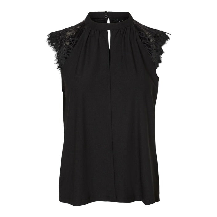 Vero Moda Minimalist Lace Trim Sleeveless Top