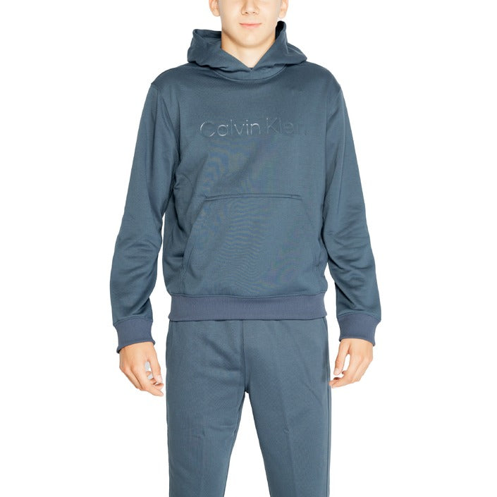 Calvin Klein Sport Logo Athleisure Hooded Pullover