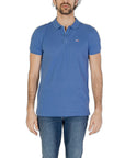 Tommy Hilfiger Jeans Logo Pure Cotton Polo Shirt - Light Blue