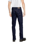 Jeckerson Logo Blue Denim Slim Fit Jeans