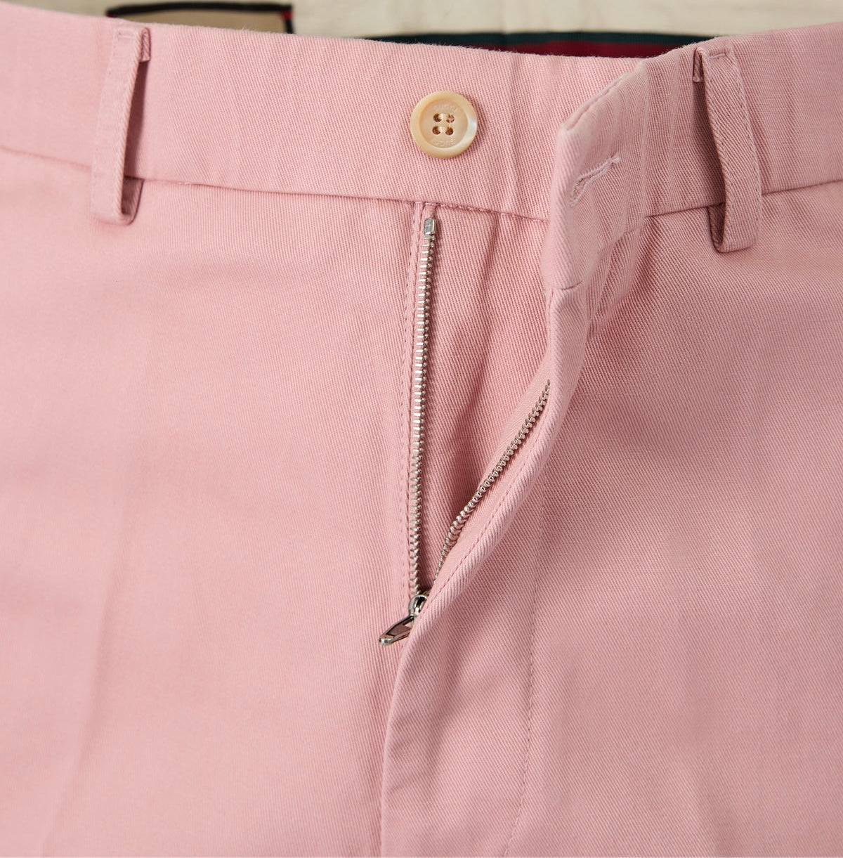 Gucci Dusty Pink Cotton Straight Leg Pants
