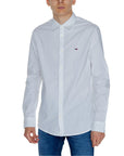 Tommy Hilfiger Jeans Logo Short Collar Shirt - white
