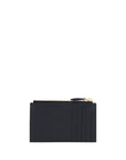 Prada leather coin & card purse/wallet - black