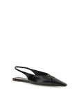 flat pointed slingback pumps