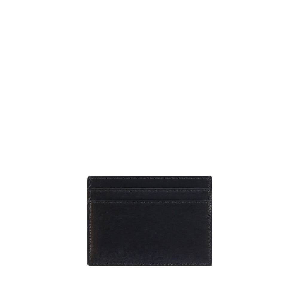 Saint Laurent YSL Slim Black Leather Card Holder