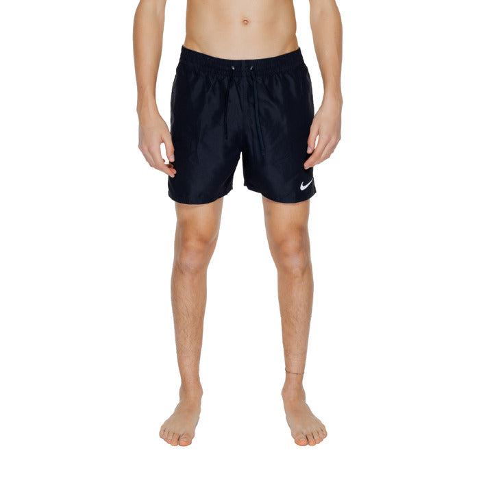 Nike Logo Quick Dry Athleisure Swim Shorts - black