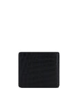 Saint Laurent Crocodile Embossed Leather Wallet - Black