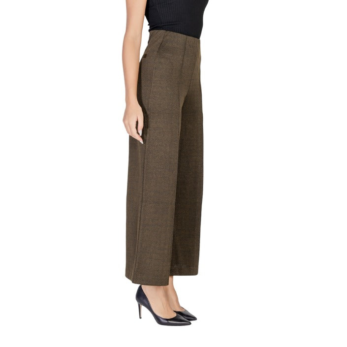 Ichi High Waist Flared Fit Culottes