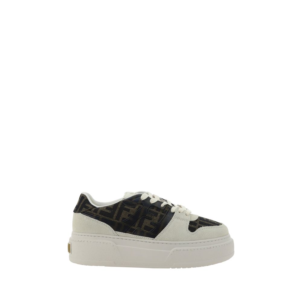 Fendi Logo Chunky Sole Low Top Sneakers
