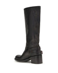 Chloé Dakota black leather biker Boots