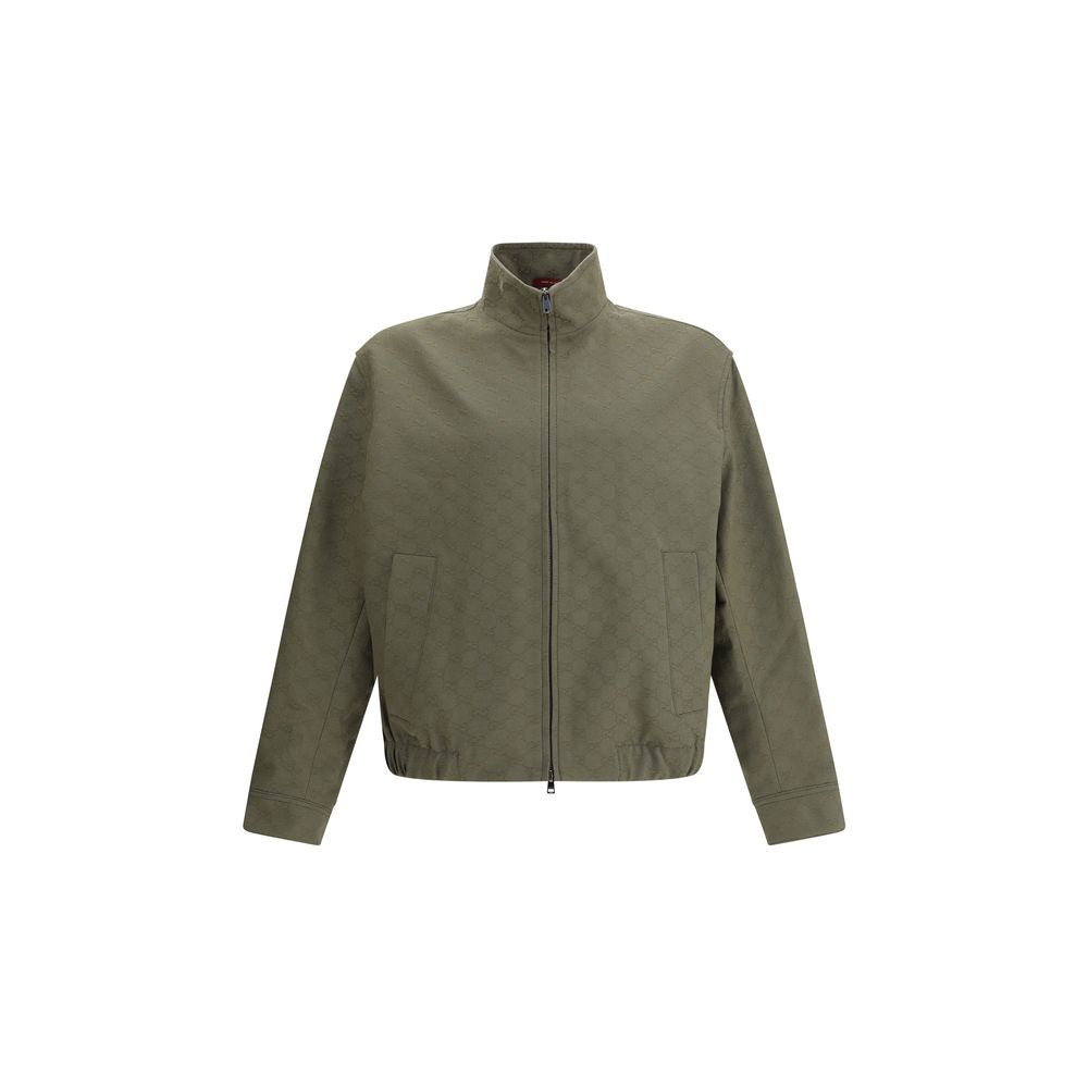 Gucci GG High Collar Cotton Supreme Jacket