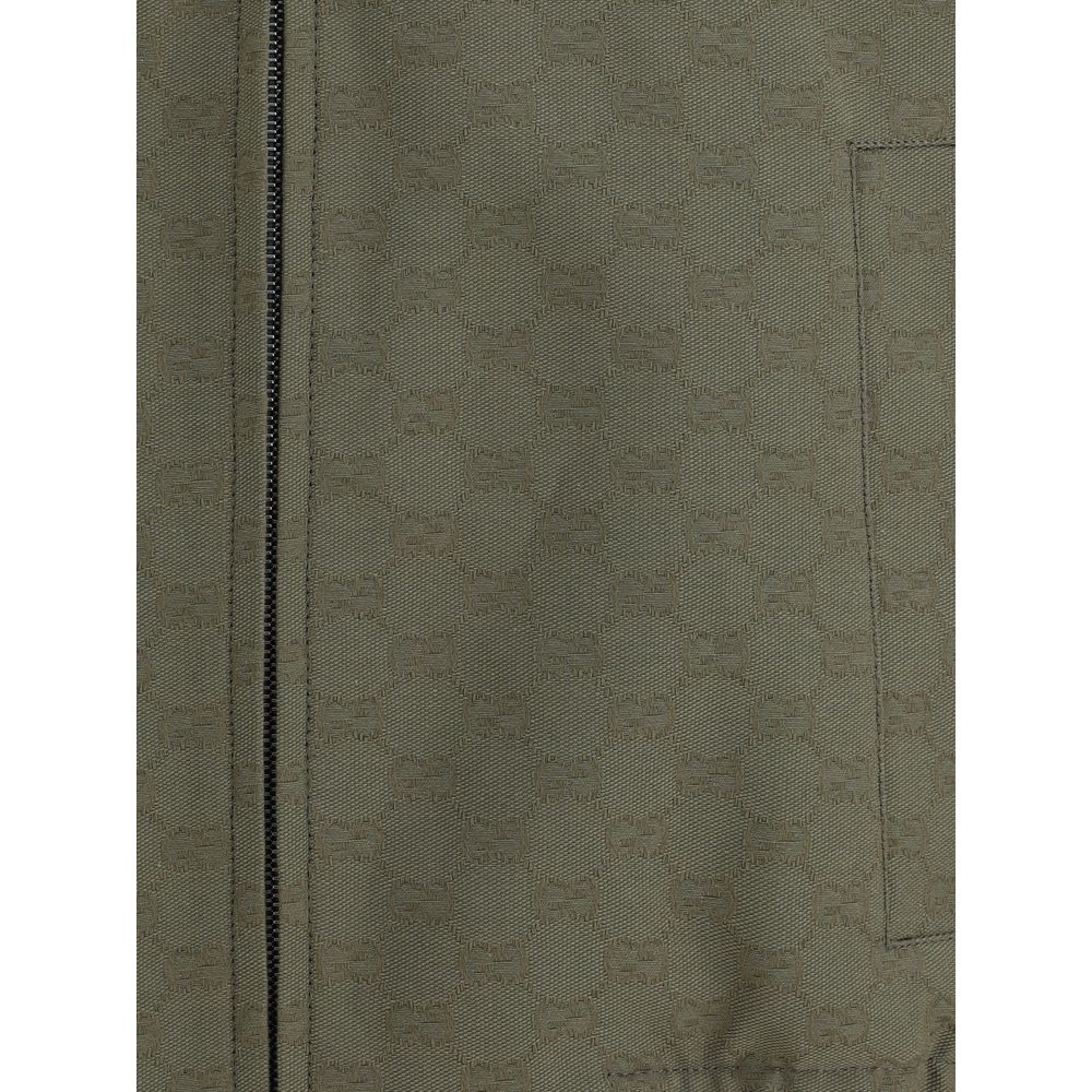 Gucci GG High Collar Cotton Supreme Jacket