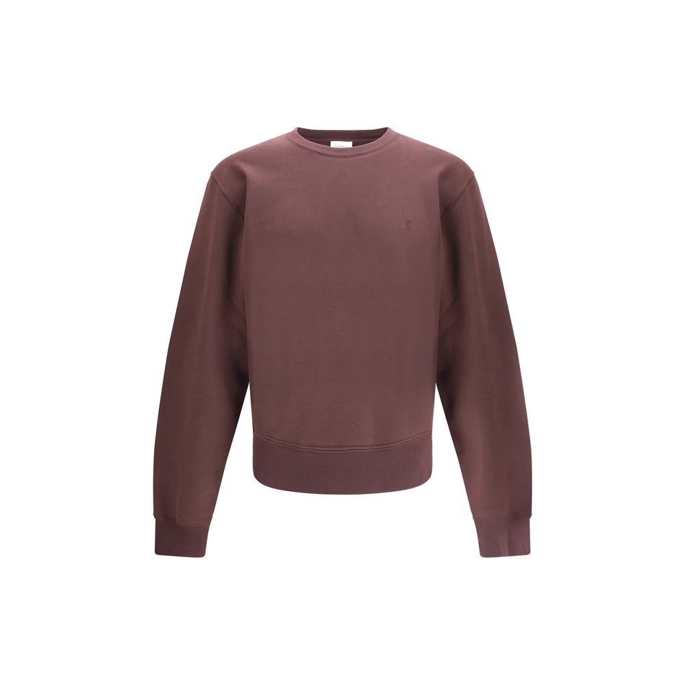 Saint Laurent Logo Brown Sweatshirt