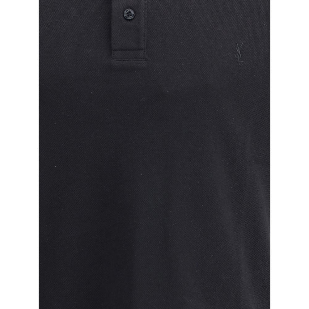 Saint Laurent YSL Cotton Polo Shirt