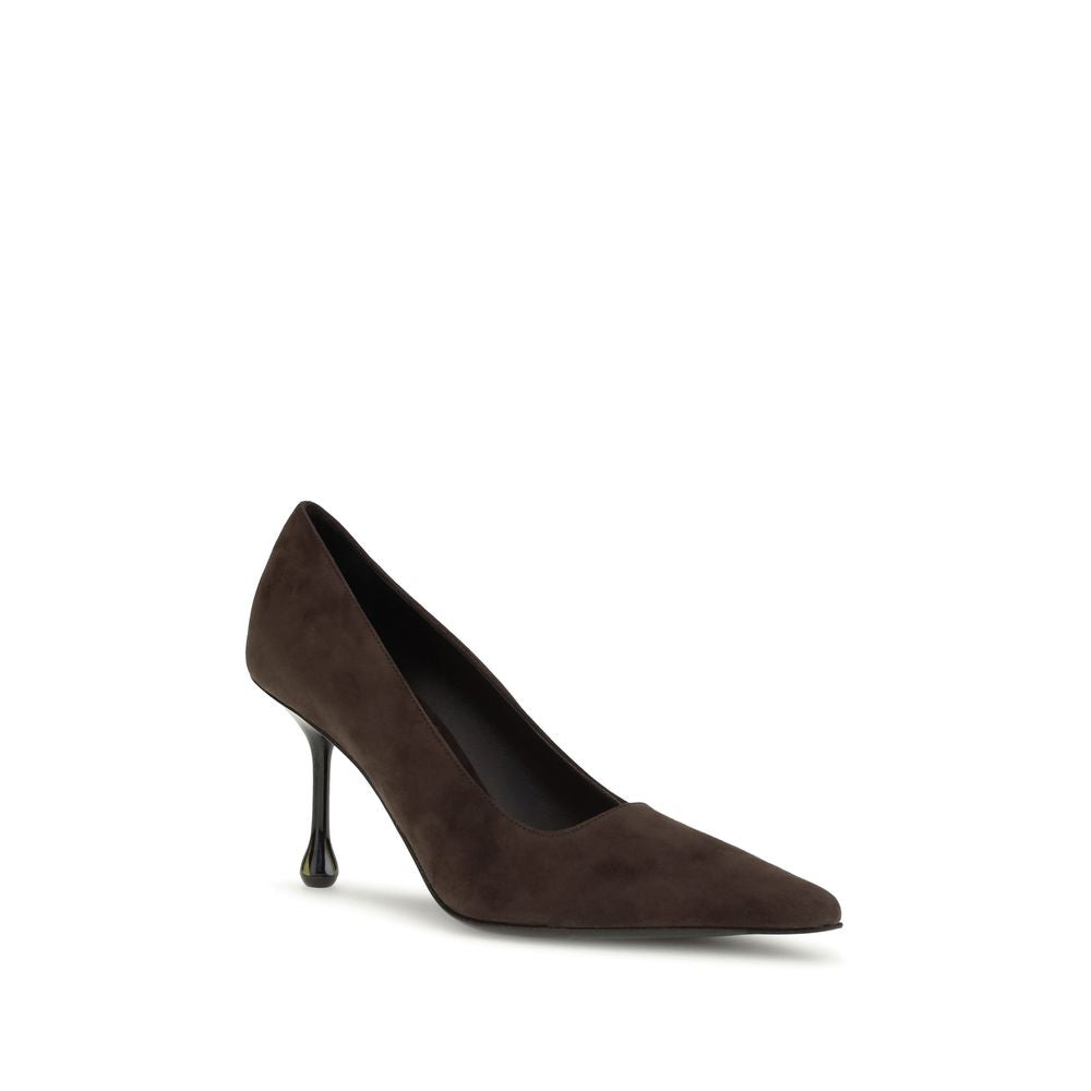 Jimmy Choo Ixia Spool Heel Leather Pumps