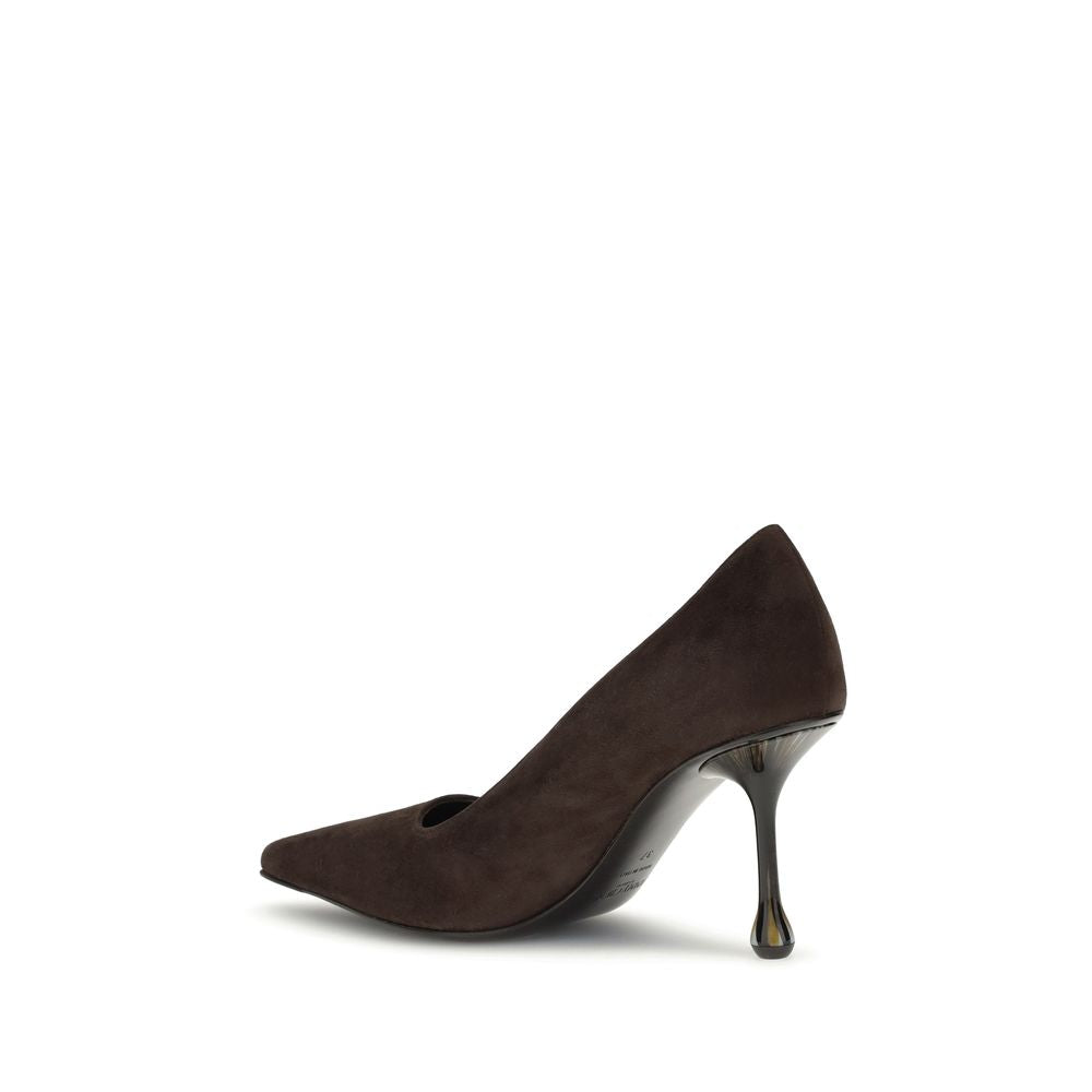 Jimmy Choo Ixia Spool Heel Leather Pumps