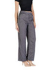 JDY Minimalist Grey Wide Leg Suit Pants