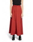 Vero Moda A-Line Red Maxi Skirt