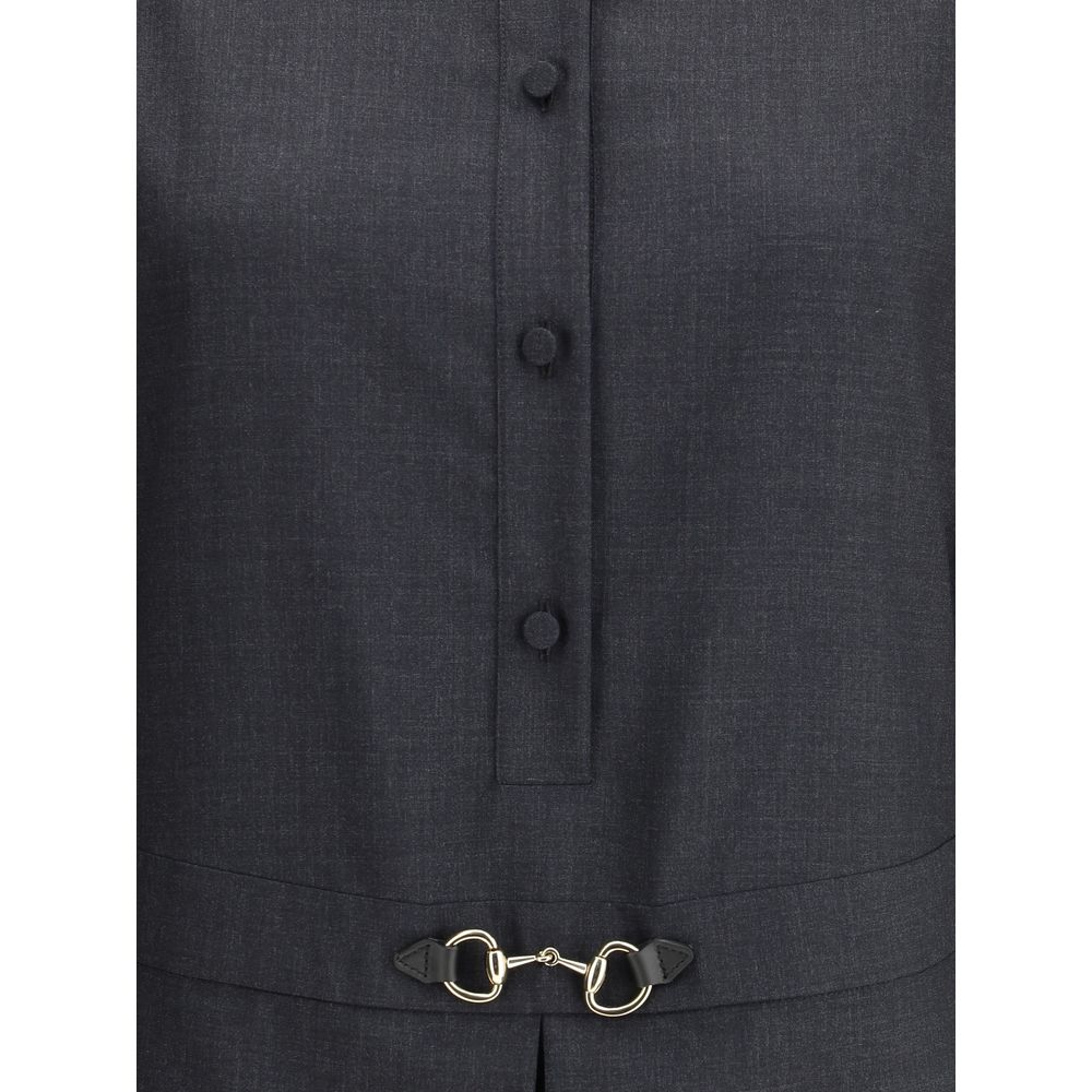Gucci Longline Collar Shirt
