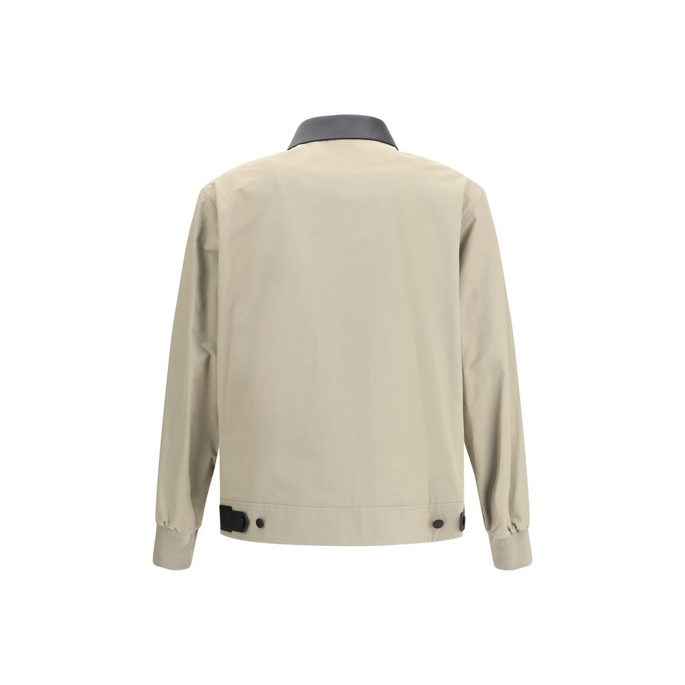Givenchy Leather Collar Harrington Jacket